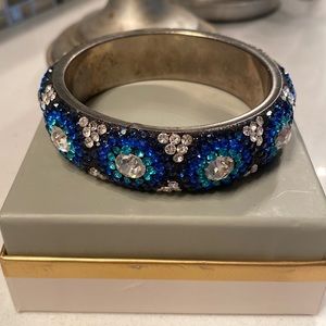 Blue Bangle Bracelet